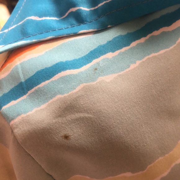 Vintage 1970’s - Alex Coleman- rare find- tunic top, nwot - belted- sunset tones - Picture 11 of 11